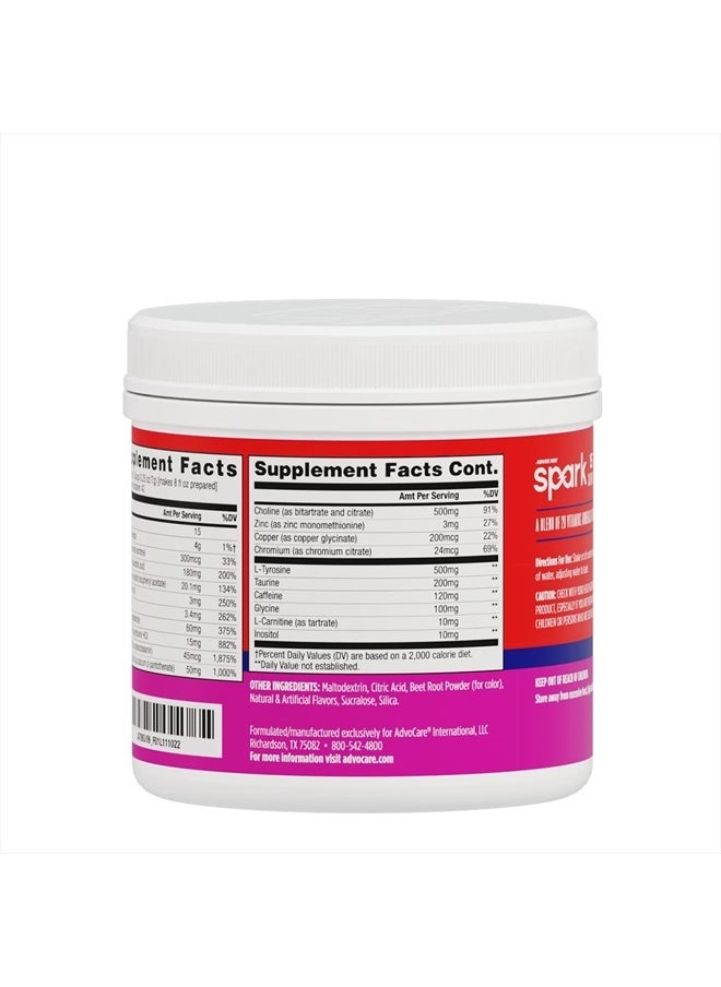 AdvoCare Spark Vitamin & Amino Acid Supplement - Focus & Energy Supplement Mix - Powdered Energy Supplement Mix - Powder Supplement Mix - Amino Acids - Fruit Punch - 10.5 oz  - Image 3