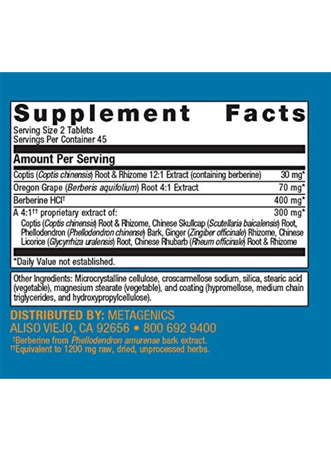 Metagenics CandiBactin-BR - Concentrated Berberine Formula for Healthy Intestinal Support, Detoxification and Elimination Functions - 90 Count - Image 2