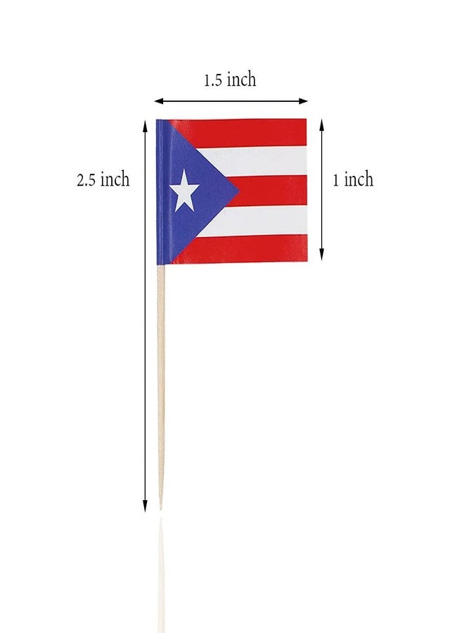 DelightBox 2 Boxes Mini Toothpick Flags (Puerto Rico) - Image 2