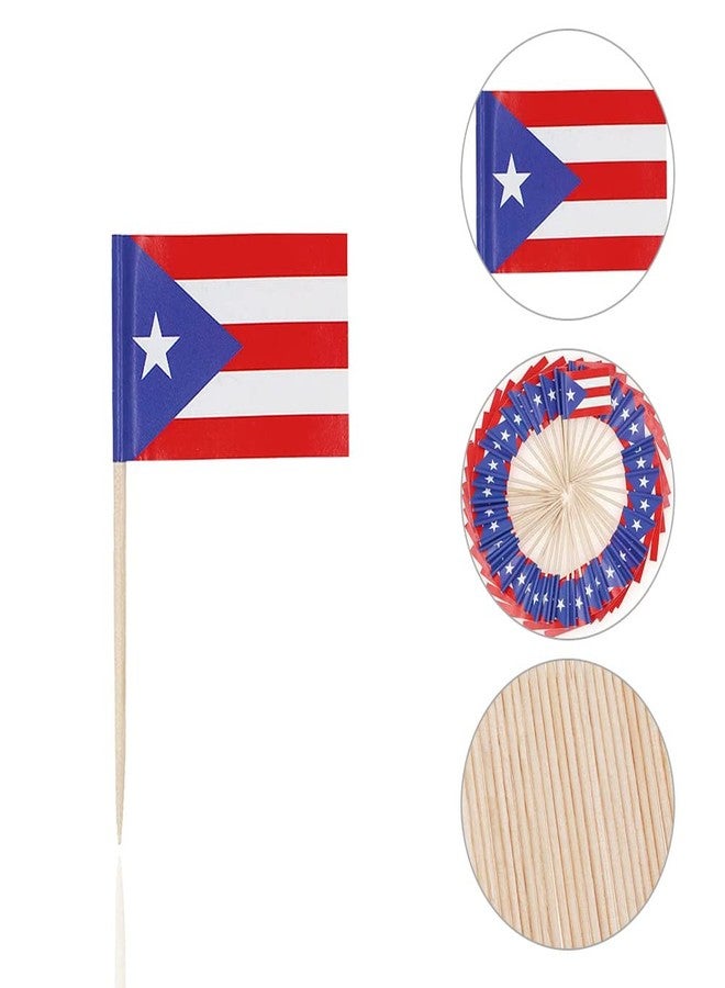 DelightBox 2 Boxes Mini Toothpick Flags (Puerto Rico) - Image 3