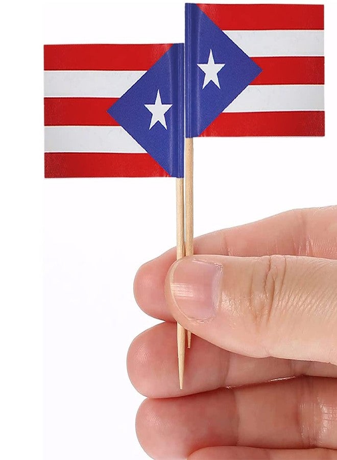 DelightBox 2 Boxes Mini Toothpick Flags (Puerto Rico) - Image 4