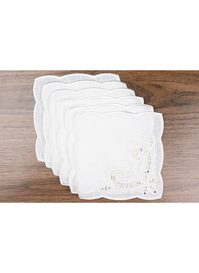 Lisa White Coasters Set of 6 16CM - pzsku/ZD9865A712A42E5AD21F6Z/45/_/1725789904/83b3b927-c597-47bb-b5fa-d4c0dea77047