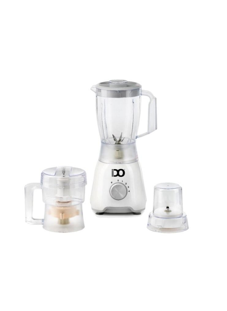 IDO - Blender with Chopper/Grinder 1.5L 600W White BLCH600-WH - Image 1