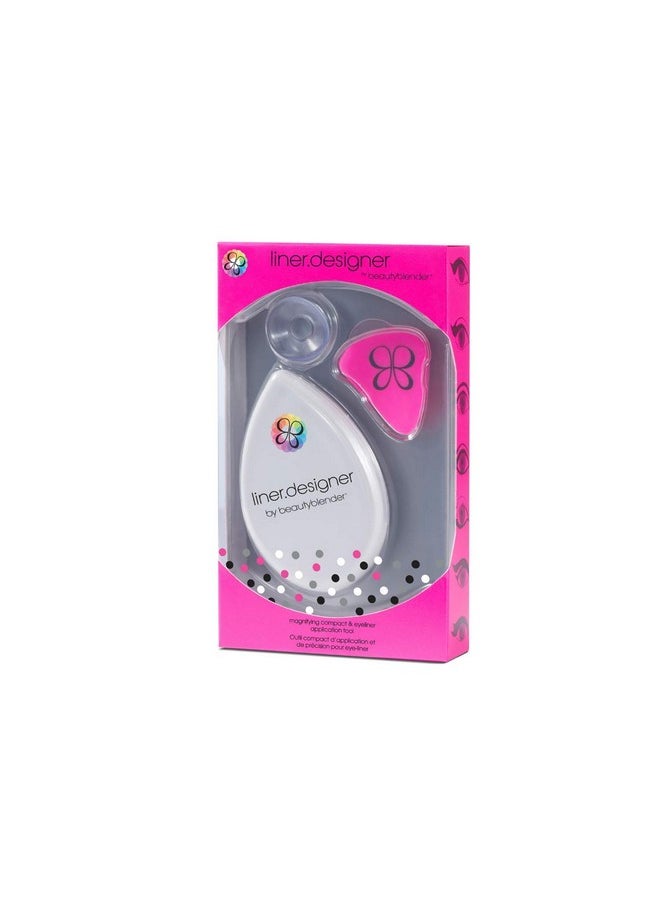 beautyblender Liner.Designer Eyeliner & Eye Pencil Tool With Magnifying Mirror & Suction Cup  - Image 1