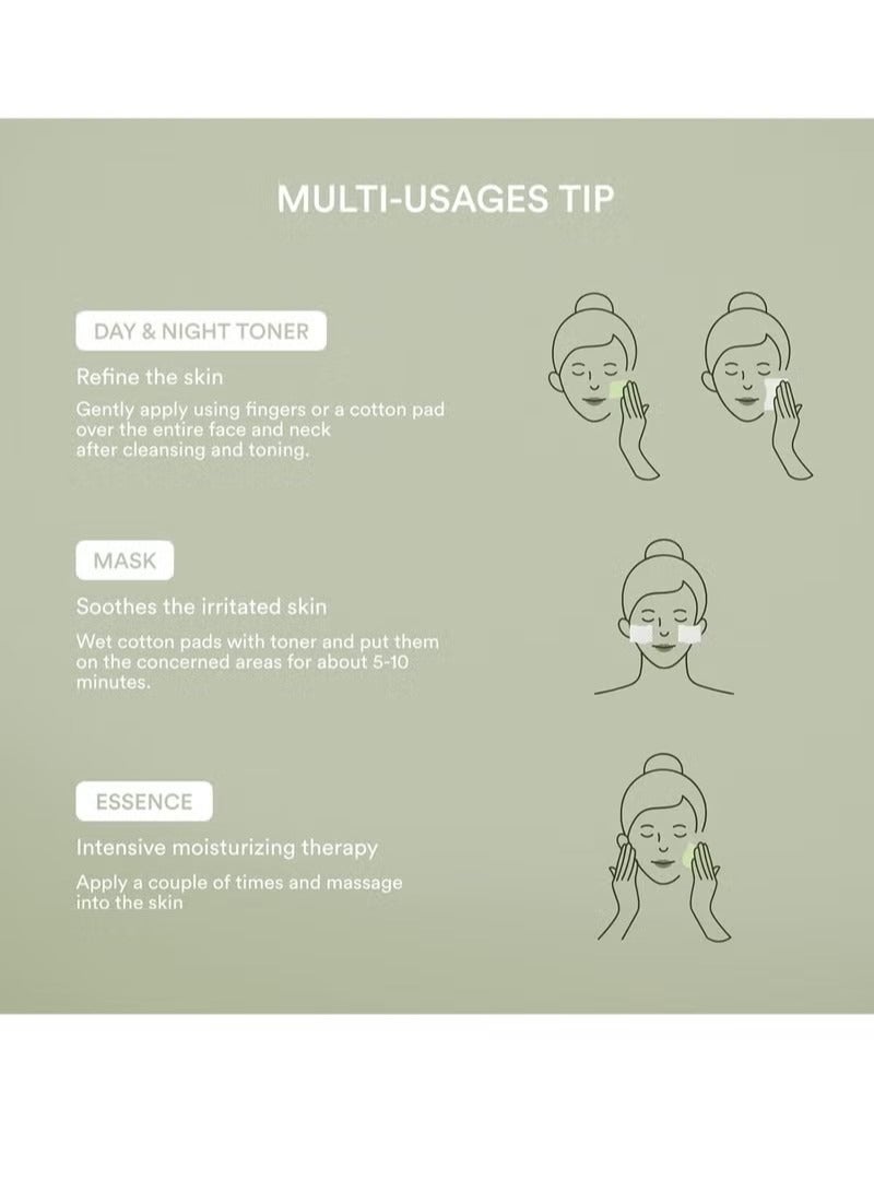 ابيب Abib Heartleaf تهدئة حبر الجلد تعزيز حبر الوجه الجلد الحساس تهيج الهيالورنيك تهدئة حب الشباب تخفيف الجلد التعب الفوري 200 مل - Image 4