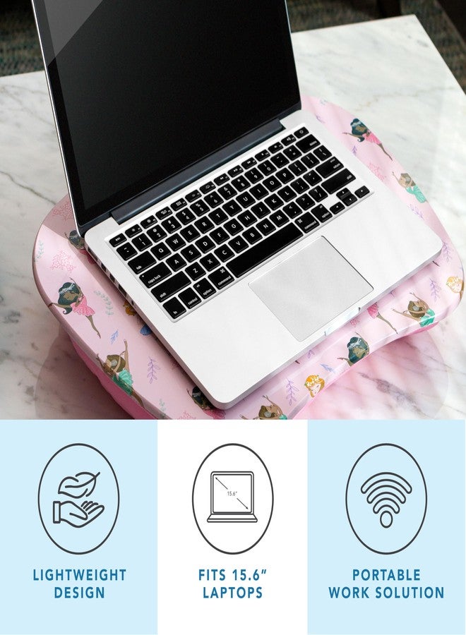 LAPGEAR MyStyle Portable Lap Desk with Cushion - Ballerina - Fits up to 15.6 Inch Laptops - Style No. 45324 - Image 2