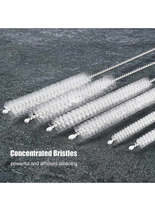 ALINK Comfy Grips Straw Cleaning Brush,Multi Size Straw Pipe Cleaner for Tumbler, Sippy Cup, Bottle and Tube, Pack of 6 - Red - Image 3