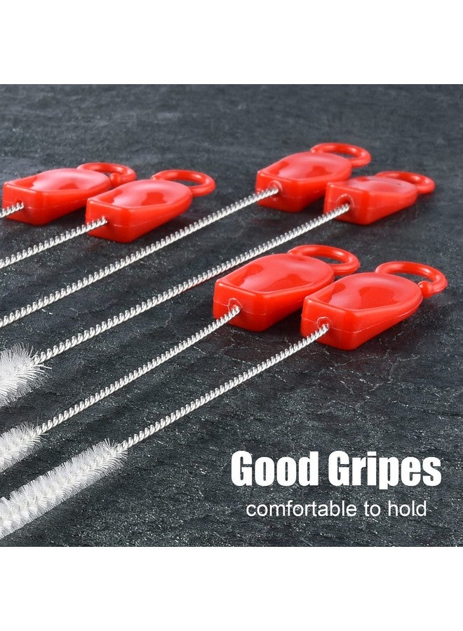 ALINK Comfy Grips Straw Cleaning Brush,Multi Size Straw Pipe Cleaner for Tumbler, Sippy Cup, Bottle and Tube, Pack of 6 - Red - Image 4