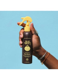 Sun Bum Sun Bum Sea Spray|Texturizing and Volumizing Sea Salt Spray | UV Protection With a Matte Finish | Medium Hold | For All Hair Types | 6 FL OZ Spray Bottle, Clear (80-41025)  - Image 4