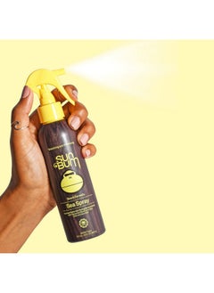 Sun Bum Sun Bum Sea Spray|Texturizing and Volumizing Sea Salt Spray | UV Protection With a Matte Finish | Medium Hold | For All Hair Types | 6 FL OZ Spray Bottle, Clear (80-41025)  - Image 3