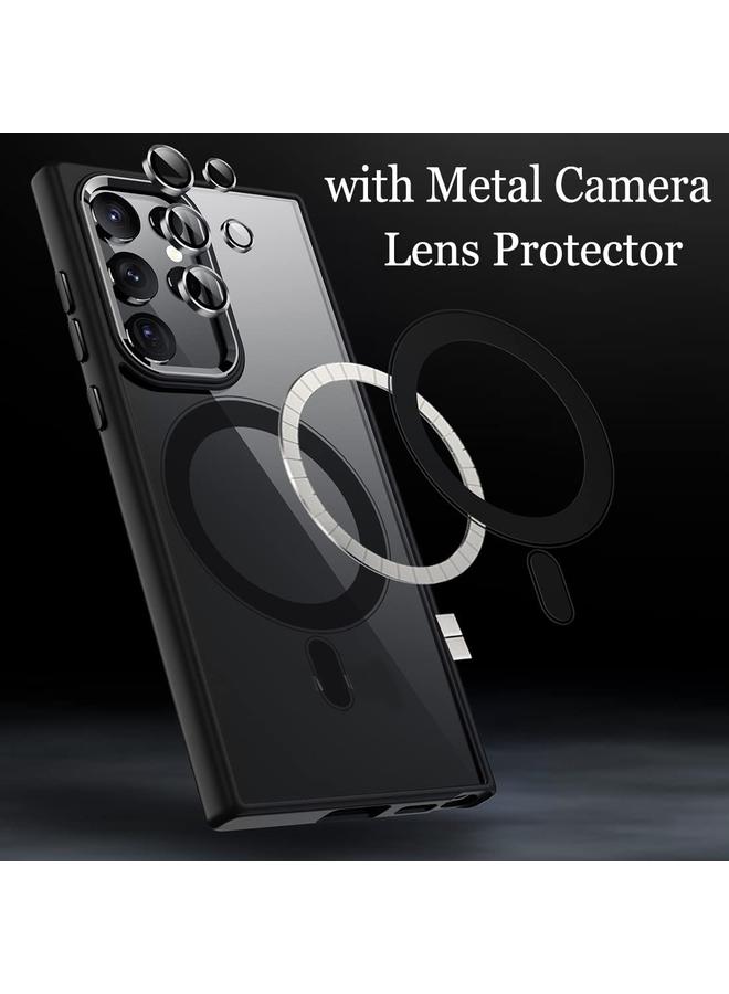 erorex Case For Samsung Galaxy S24 Ultra 5G Acrylic PC MagSafe Magnetic Phone Case - Image 4