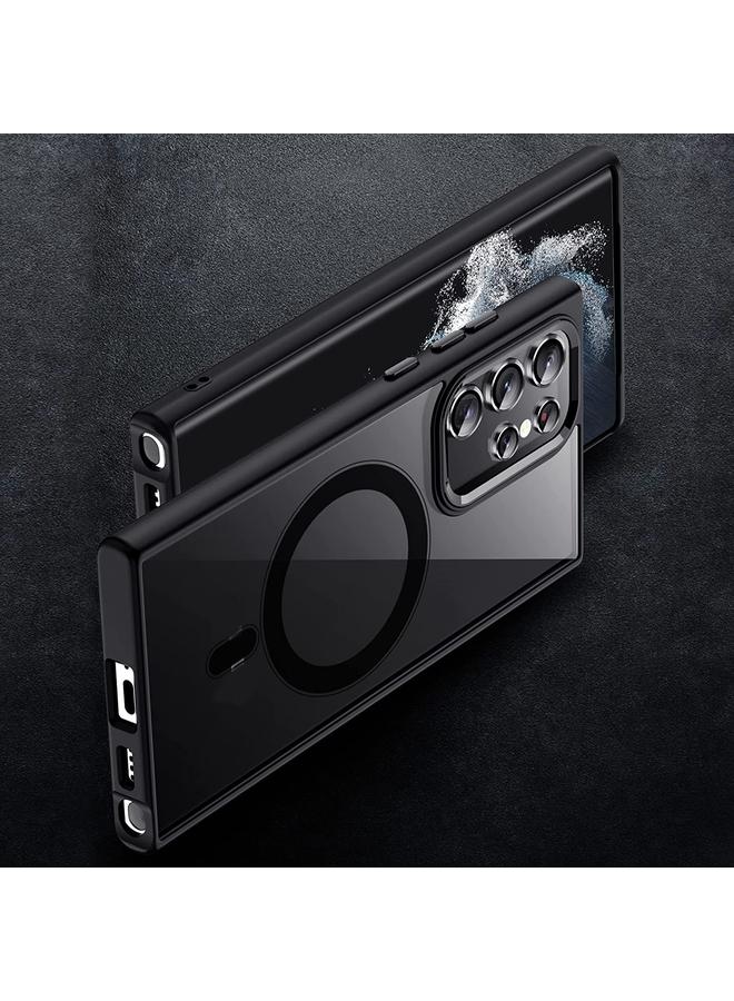 erorex Case For Samsung Galaxy S24 Ultra 5G Acrylic PC MagSafe Magnetic Phone Case - Image 2