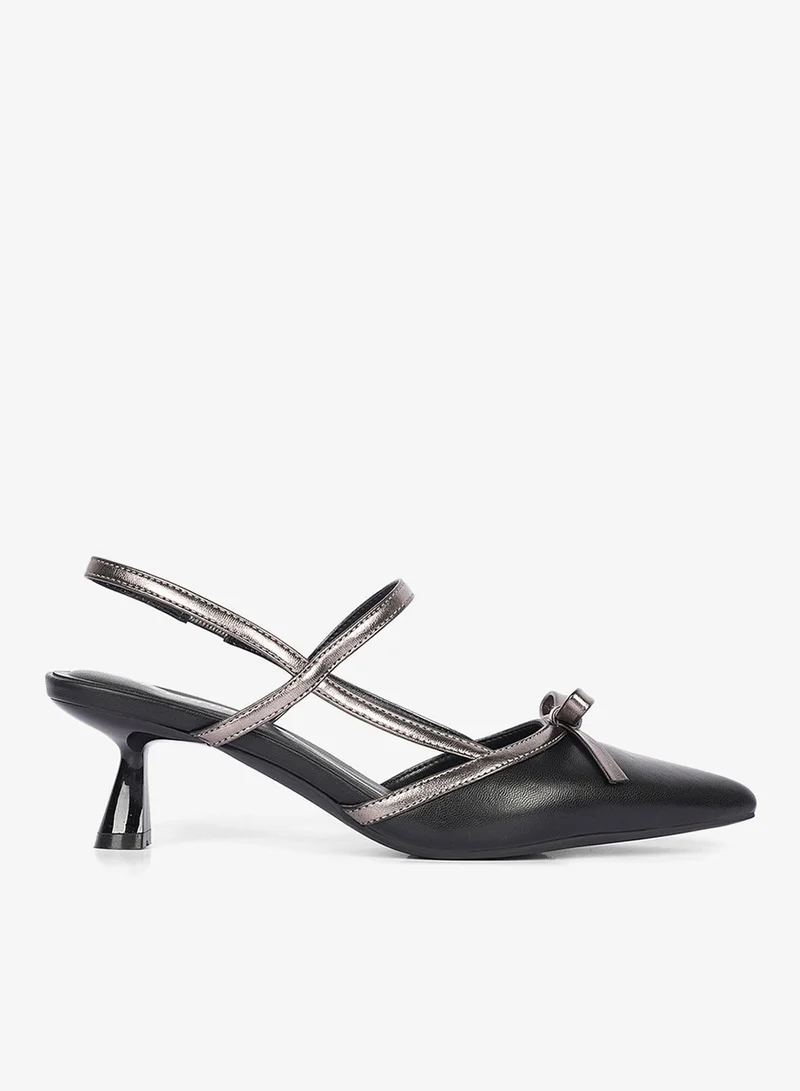 كابلي صنادل نسائية بكعب عصري