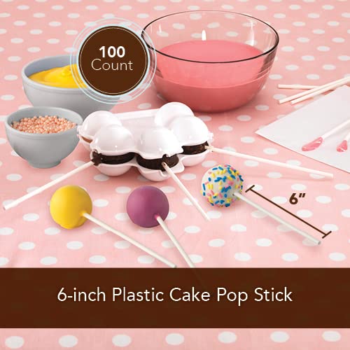 GoodCook Sweet Creations 100 Count Reusable Plastic Cake Pop Sticks - Image 2
