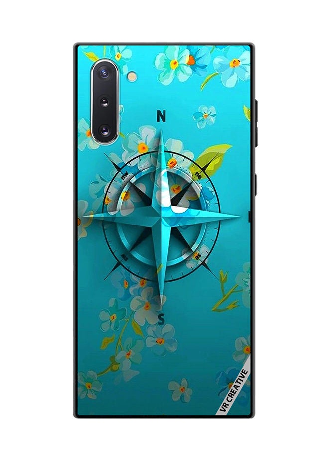 VR CREATIVE Protective Case Cover For Samsung Galaxy Note10 5G Compass Design Multicolour - Image 1