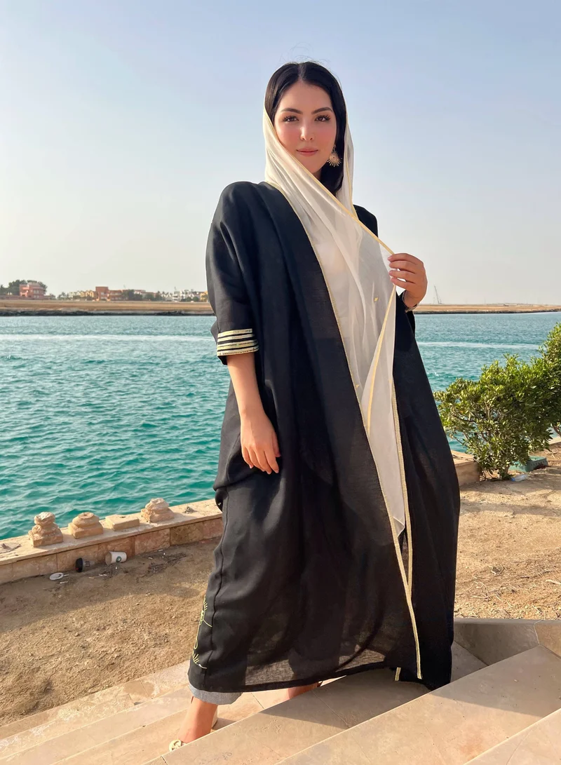 The Untitled Project The Gypsy Heart - Show Stopper Back Abaya