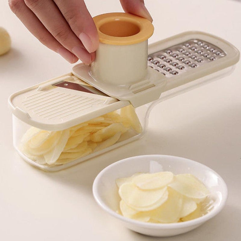 ♩New multi-functional vegetable cutter, potato shredder, household kitchen slicer, hand protector for cutting and shredding. - Image 5