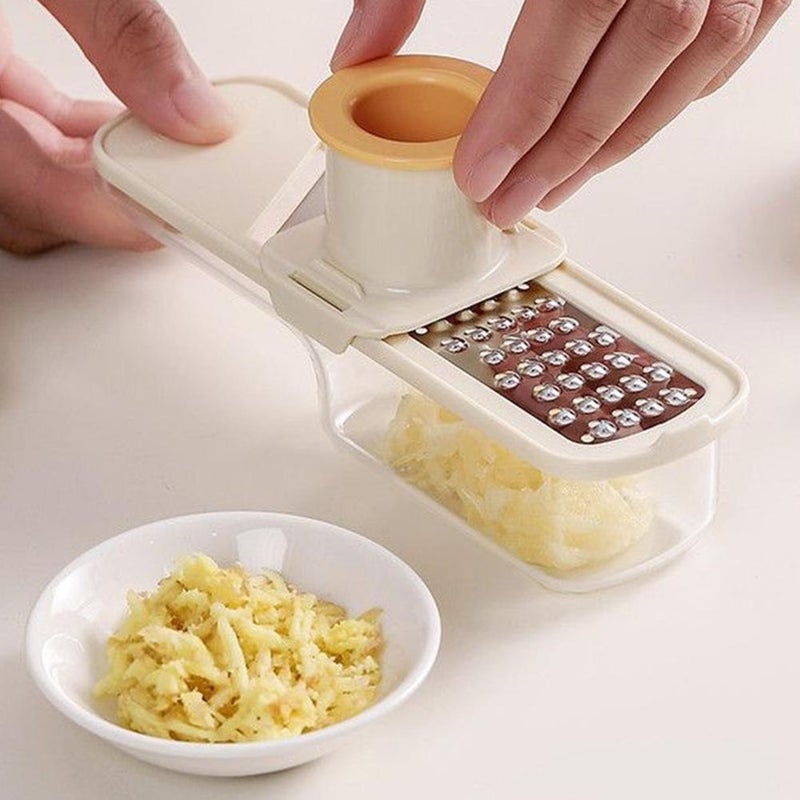 ♩New multi-functional vegetable cutter, potato shredder, household kitchen slicer, hand protector for cutting and shredding. - Image 4