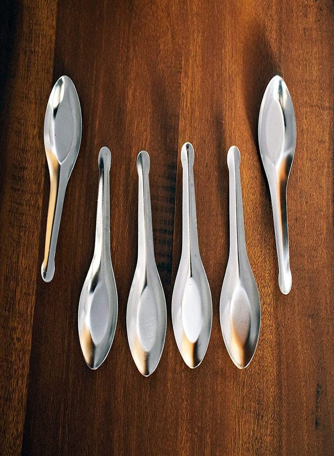 ScentRose 7 Spoon Sets Stainless Steel Tea Spoon - 1 Fluid_Ounce, 7 Pc, Silver