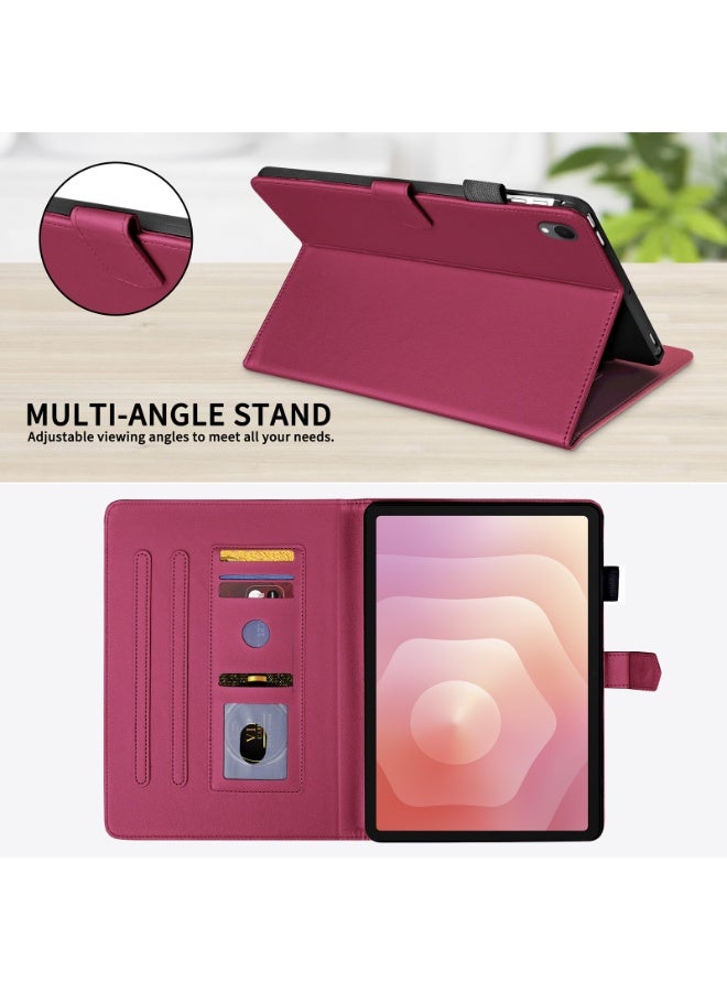 general Case for Samsung Galaxy Tab S11 11 Inch 2025 Business PU Leather Tablet Protective Case for Galaxy Tab S11 with Card Slot Stand - Image 3