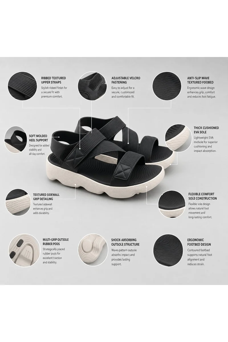 Feet First Casual Everyday Comfort Sandals