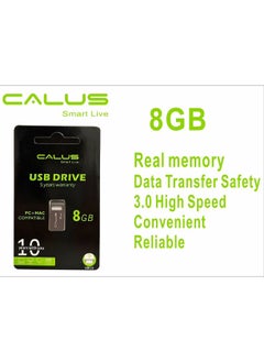 New Calus USB 3.0 8GB Pen Drive High Speed Waterproof Pendrive USB Flash Drive PC+MAC Compatible Real Memory Data Transfer Safety