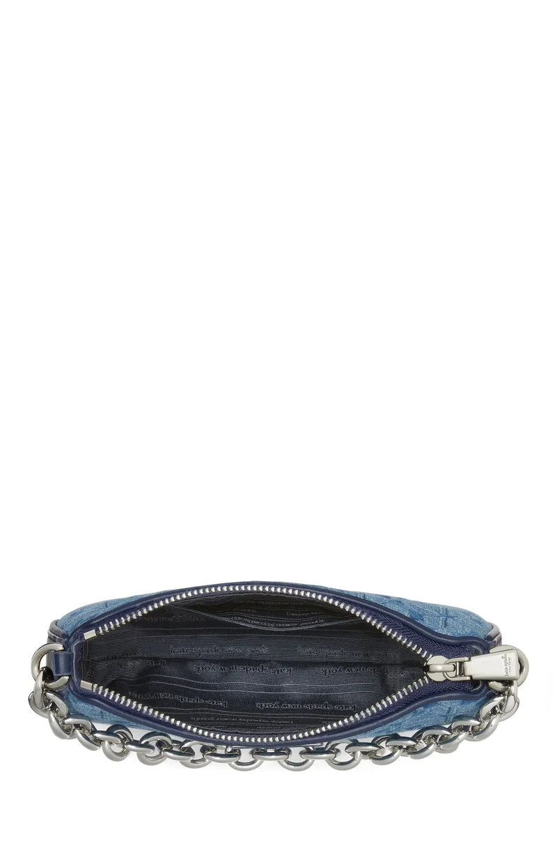 Kate Spade Jolie Spade Flower Jacquard Denim Small Convertible Crossbody