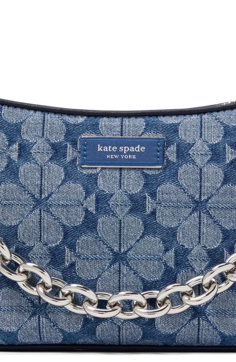 Kate Spade Jolie Spade Flower Jacquard Denim Small Convertible Crossbody