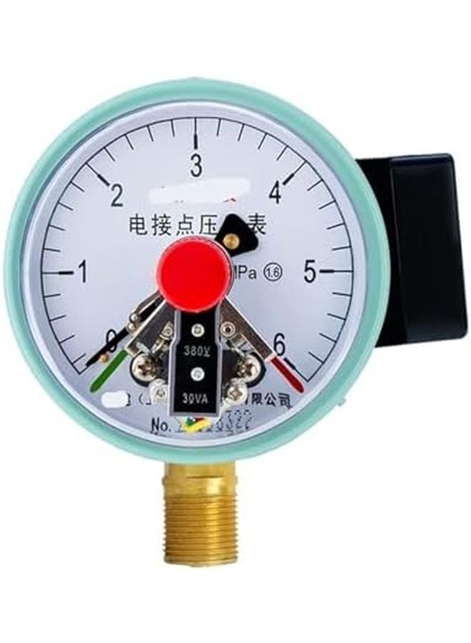 YXC 100 Magnetic Assist Electric Contact Pressure Gauge 0 6mpa 220V 380V 30VA - Image 1