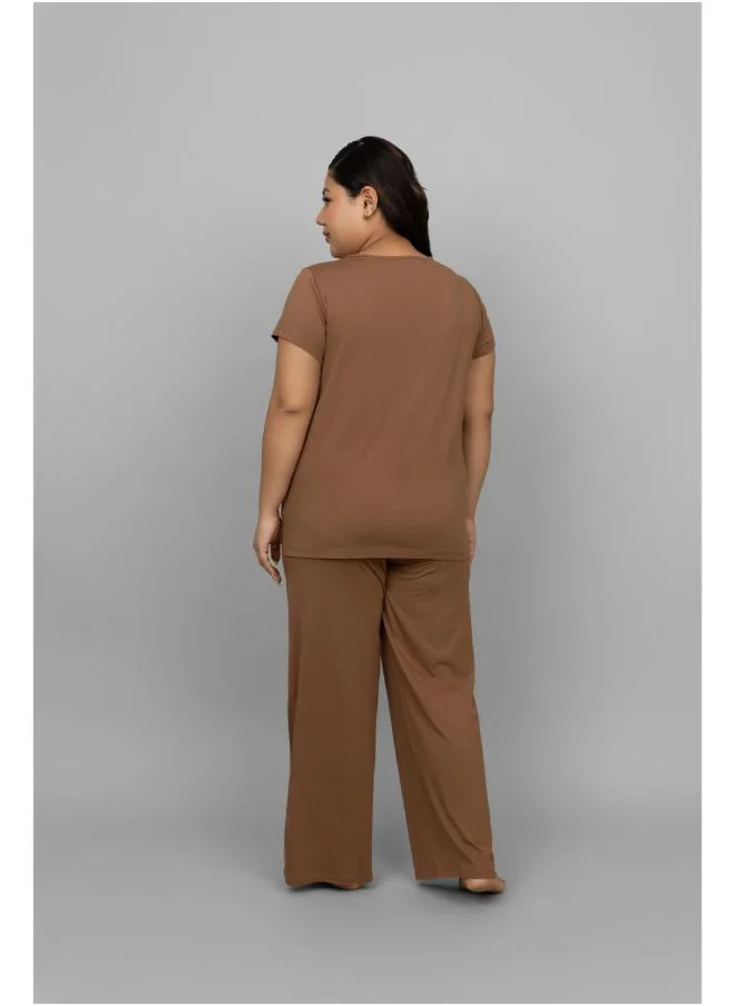 NeceSera Home Brown Co-ord Set