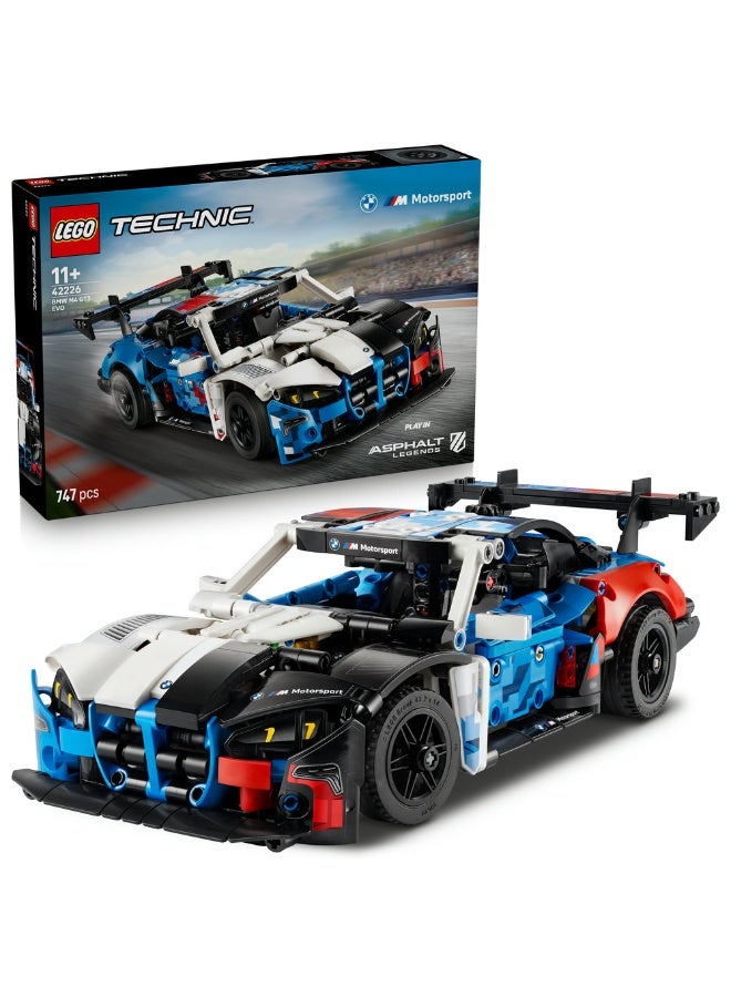 LEGO Technic BMW M4 GT3 EVO Race Car Toy Model Kit 42226 (Age 11+, 747 Pieces) - Image 1