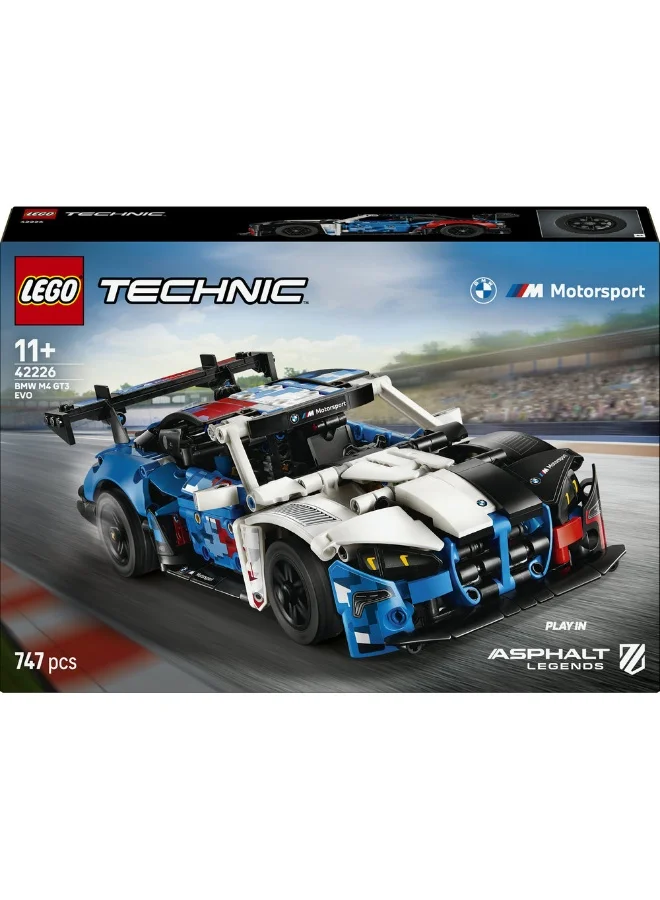 LEGO Technic BMW M4 GT3 EVO Race Car Toy Model Kit 42226 (Age 11+, 747 Pieces)