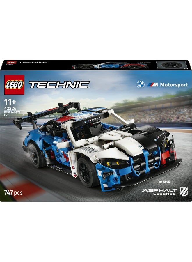 LEGO Technic BMW M4 GT3 EVO Race Car Toy Model Kit 42226 (Age 11+, 747 Pieces) - Image 2