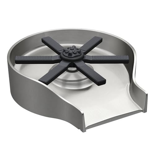 KRAUS CleanMate Glass Rinser for Kitchen Sink in SpotFree Stainless Steel Color Finish KGR500SFS - Image 1