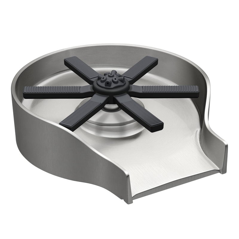 KRAUS CleanMate Glass Rinser for Kitchen Sink in SpotFree Stainless Steel Color Finish KGR500SFS - Image 2