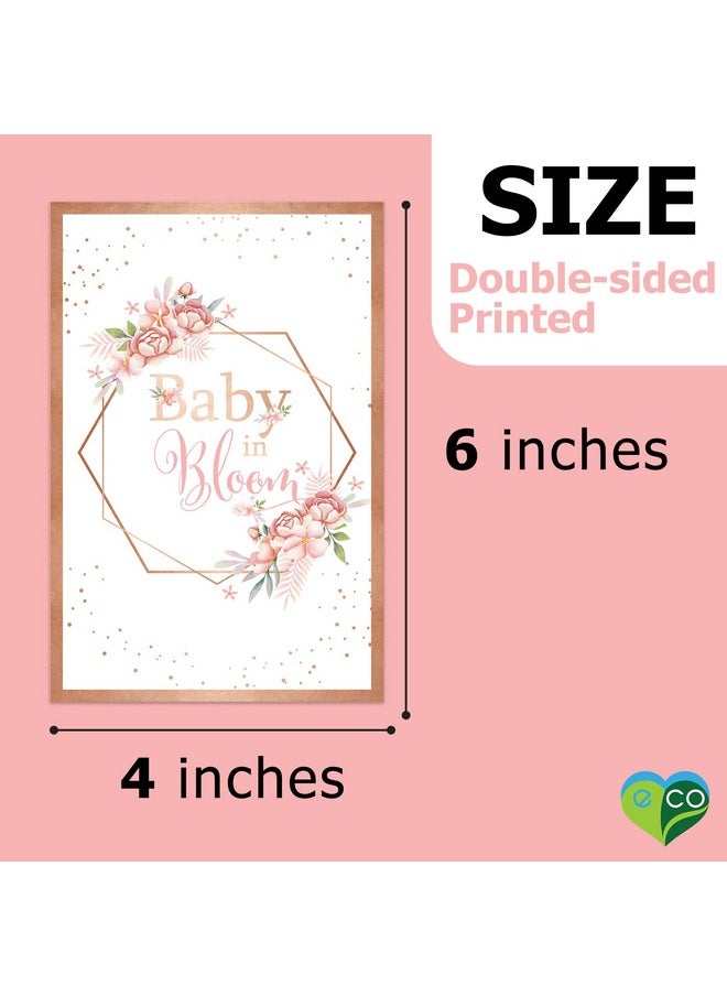 Birthday Galore Birthday Galore Baby in Bloom Baby Shower Invitations & Envelopes Value Pack (20 Count)  - Image 4