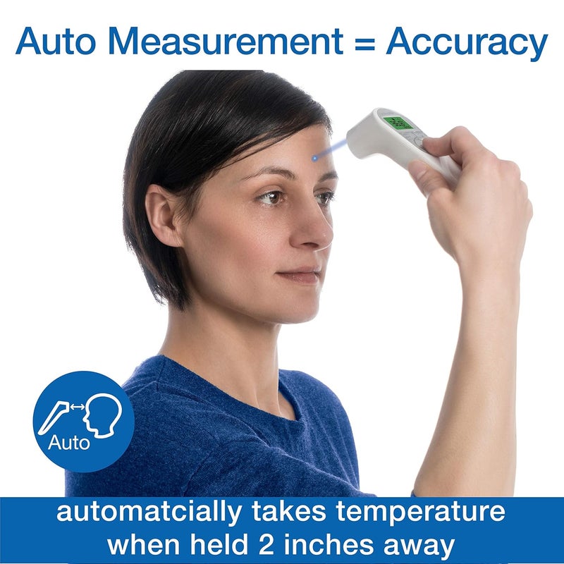 microlife Non-Contact Forehead Thermometer, Digital Infrared No-Touch Thermometer (for Adults, Kids & Baby), Large Backlit LCD Screen, Fever Alarm, Memories & Instant Accurate Readings - Image 4