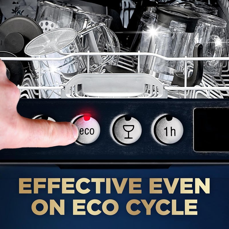 Finish Powerball Ultimate Plus, Infinity Shine Dishwasher Detergent Tablet, Lemon Fragrance, No Pre-Rinse Needed, Cyclesync & Protector Shield, 14 Tabs - Image 5