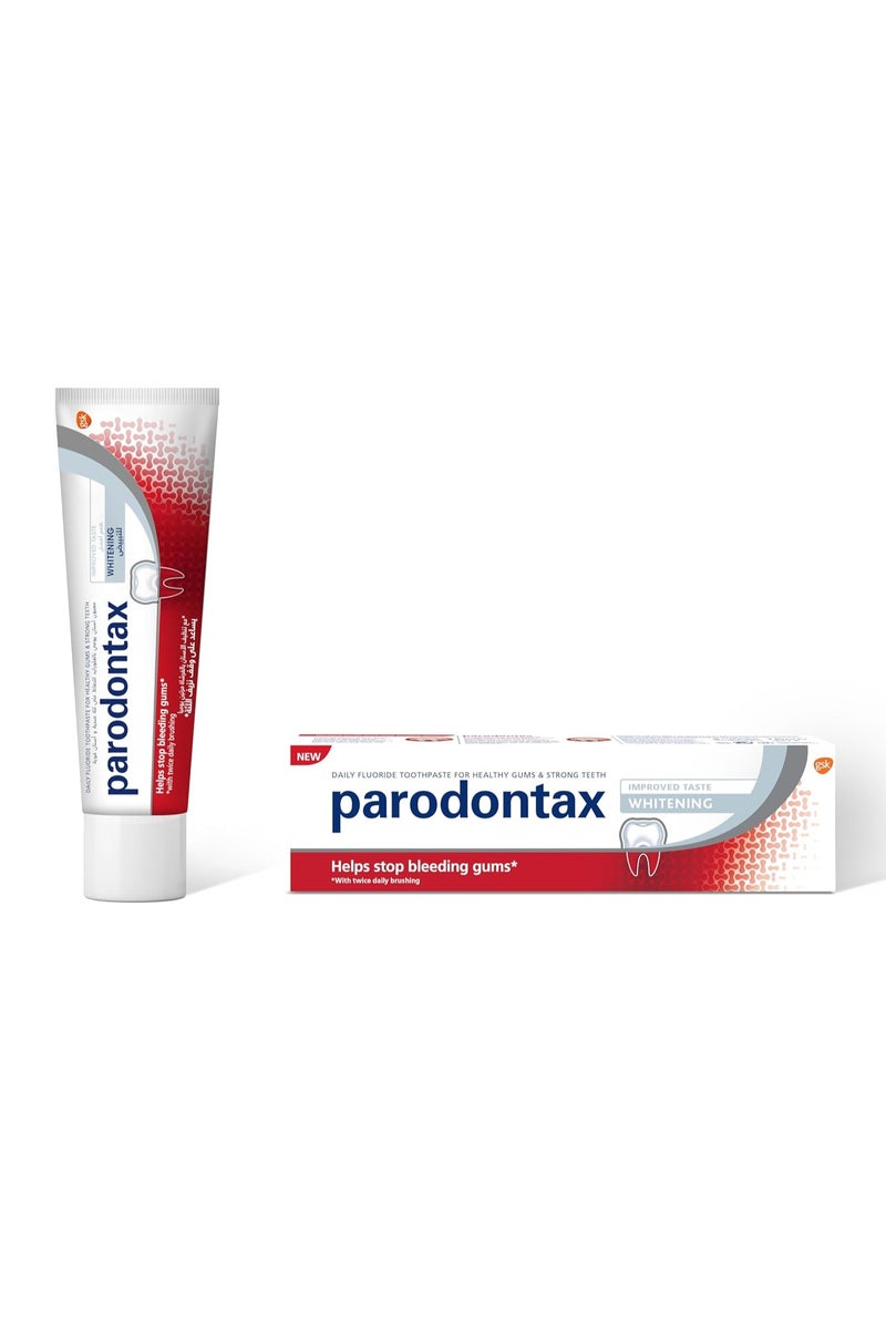 PARODONTAX TOOTHPASTE WHITENING 2*75ML  (pack of 2) - Image 3