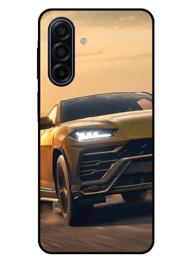 EYE CATCH Printed Protective Case Cover For Samsung Galaxy A17 4G  -  Lamborghini Yellow Car - Image 1