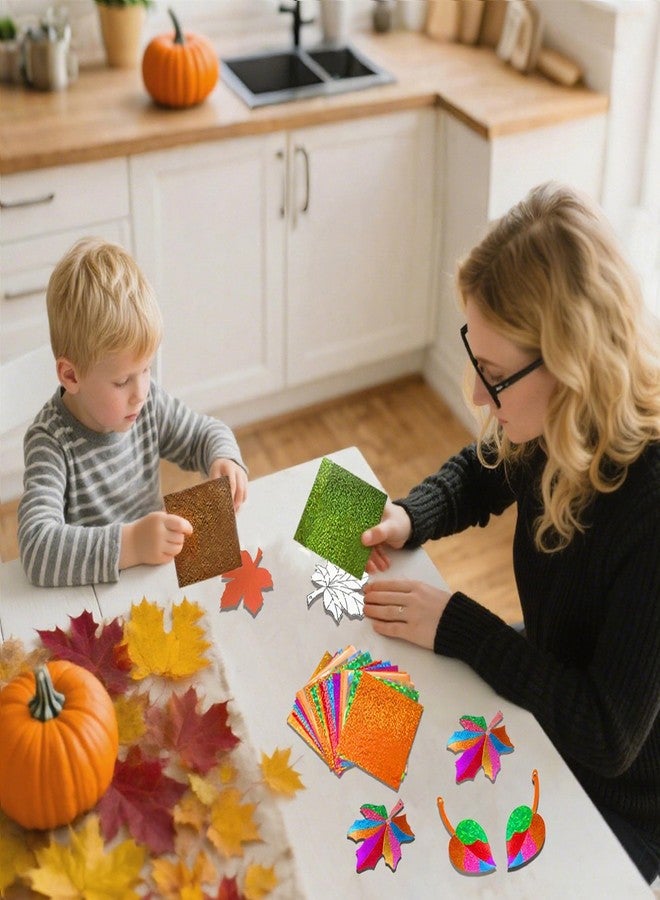 MLOLM 24 Sets Back to School Crafts DIY Foam Apple Foil Fun Arts Crafts Kit for First Day of School Gift Supplies Fall Harvest Decorations Fun Home Actives - Image 4