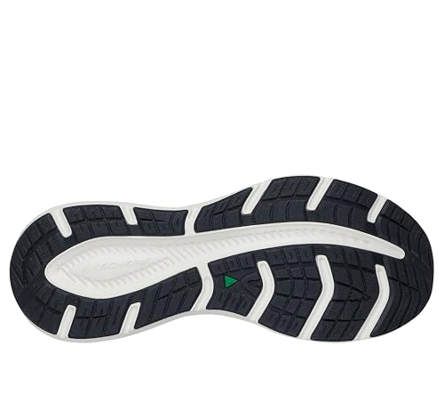 SKECHERS حذاء سنيكرز سكيشرز للرجال إدجراید كوميشنر سهل الارتداء بدون استخدام اليدين، أزرق/برتقالي، 6.5 عريض - Image 3