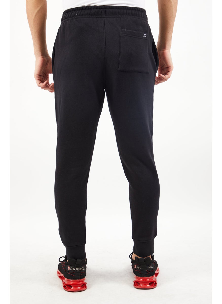 DKNY Sport Men Sportswear Fit Brand Logo Outdoors Jogger Pants, Black  - Image 4