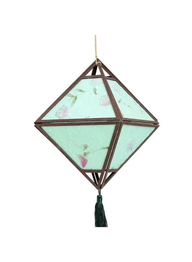 Raffine Rhombus Portable Lantern with Tassel Light Lamp - Image 3