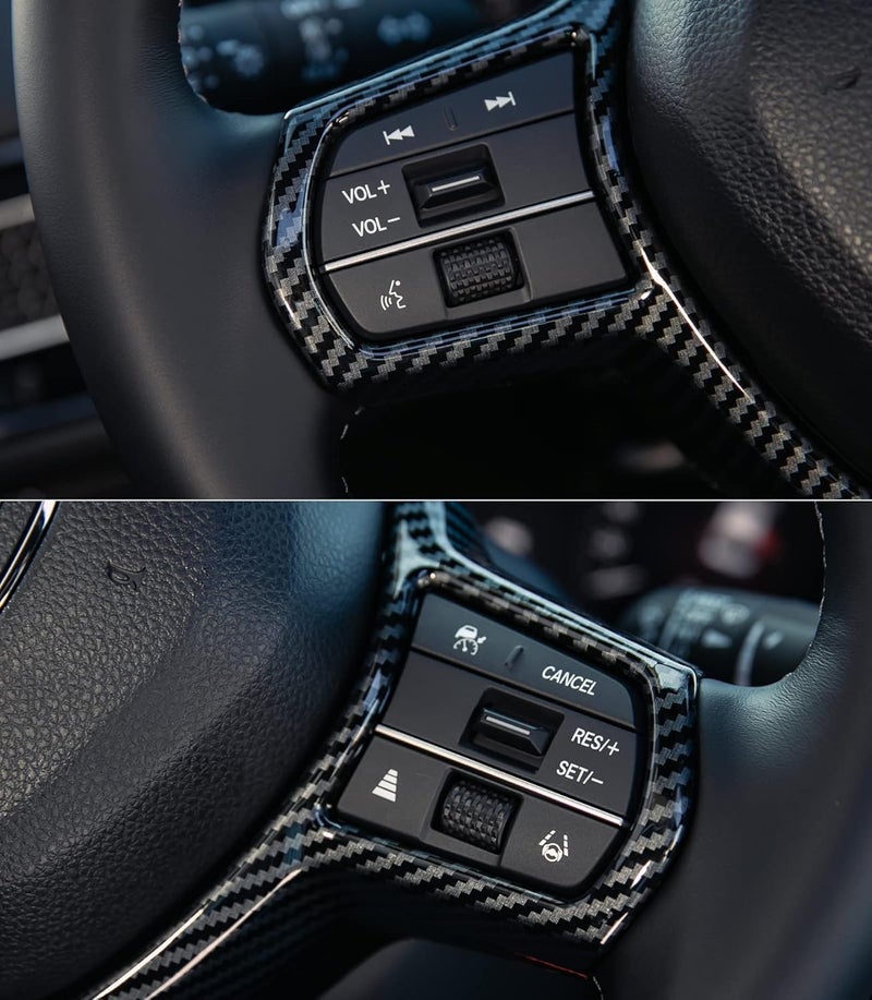 Thenice Carbon Fiber Grain Interior Trim for Honda Civic 2022-2025, CR-V/HR-V/Accord 2023-2025 - Image 3