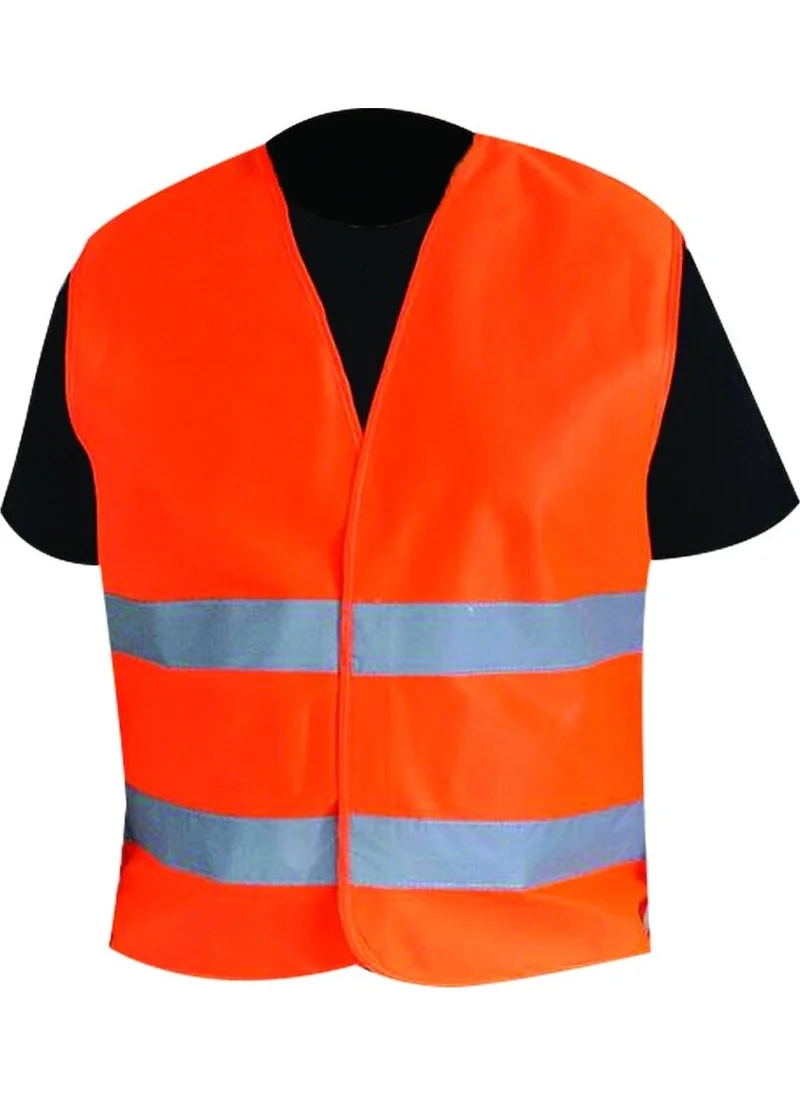 Butik Boutique Work Reflective Warning Vest Orange