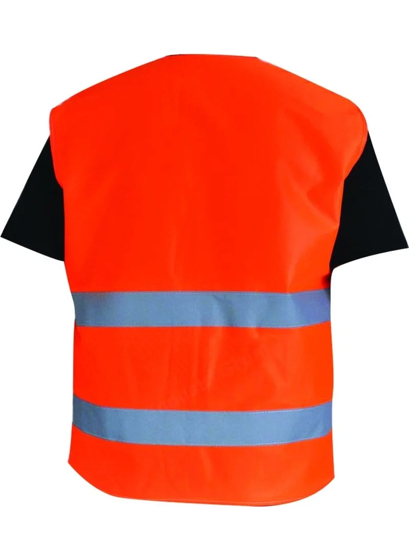 Butik Boutique Work Reflective Warning Vest Orange