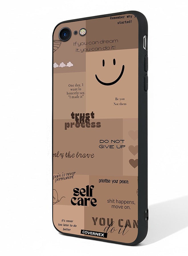 Covernex Apple iPhone 7 Protective Case Cover Printed Featuring The Mindset Journal - Image 1