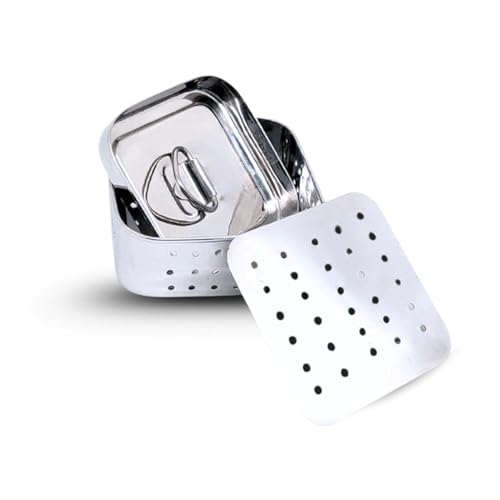 AADIVY Stainless Steel Paneer Maker - 250 ML, Square Shape Paneer & Tofu Press Mould, Easy to use Paneer Press Machine for Perfect Homemade Tofu or Paneer, Compact Design - 10.2 X 4.2 cm - Image 5