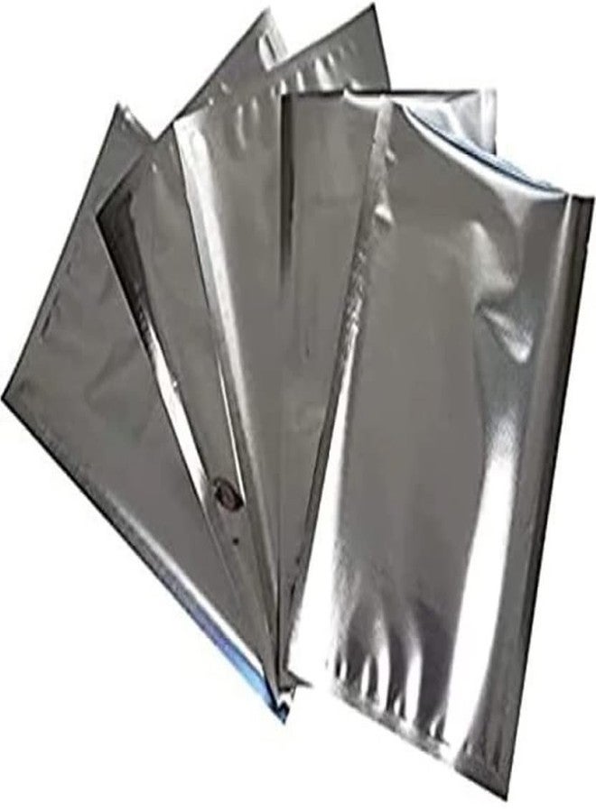 STARGAZE 5 x 7 Small size Aluminium Silver Foil Plastic Pouches Bags For Multipurpose For Tea, Coffee, Food Packaging Metalized Hot/Dry Food Parcel Bags, (5X7). Tie lock. (100) - Image 3
